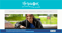 Desktop Screenshot of lifecycleuk.org.uk